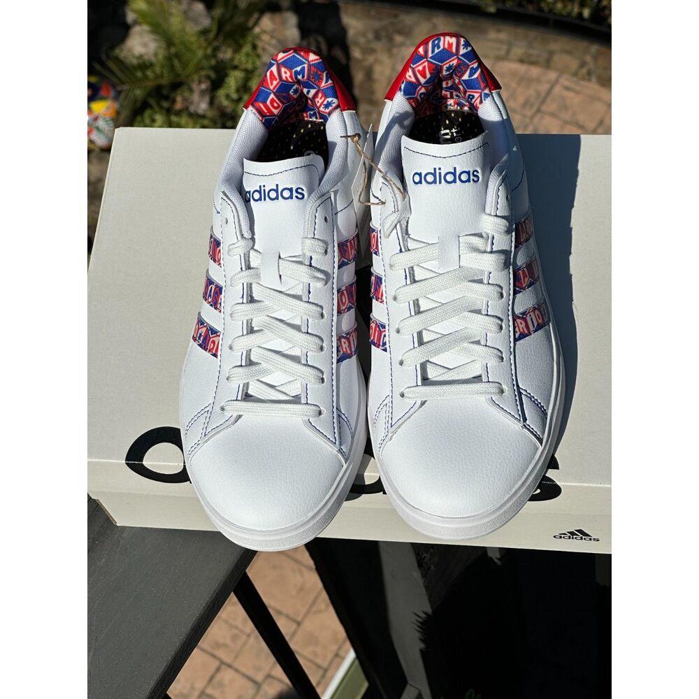 NEW Adidas Farm Rio Womens Grand Court 2.0 Low Casual Sneaker - 9.5 - Picture 3 of 12